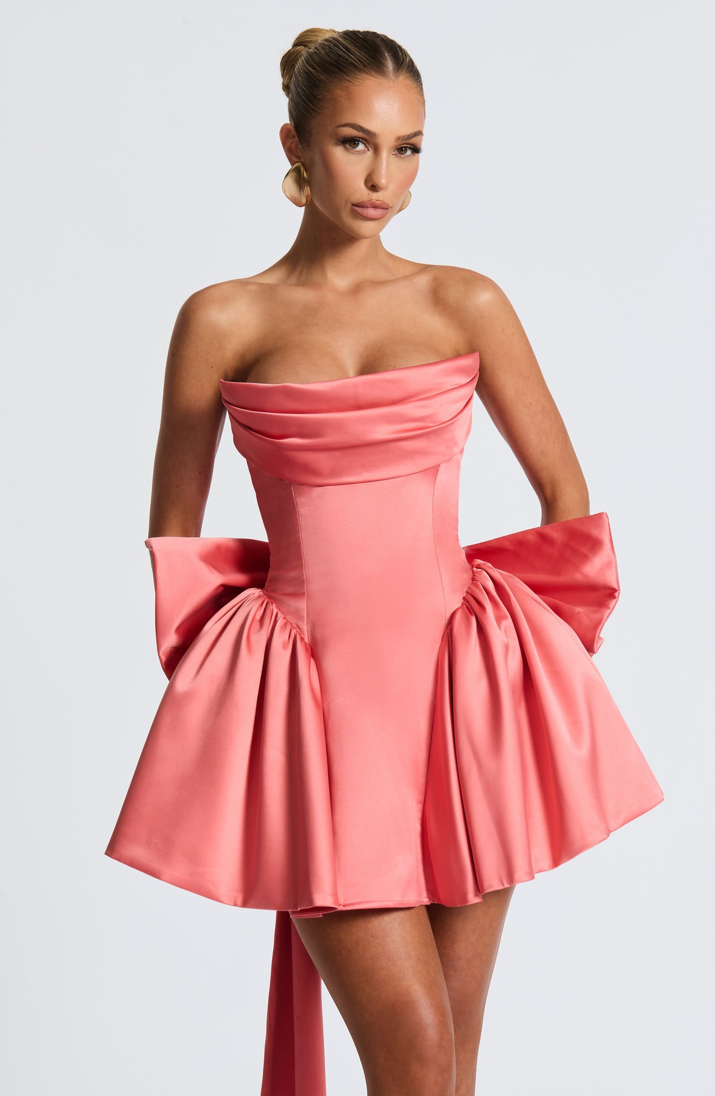 Vestido Mini Trinity - Rosa Coral