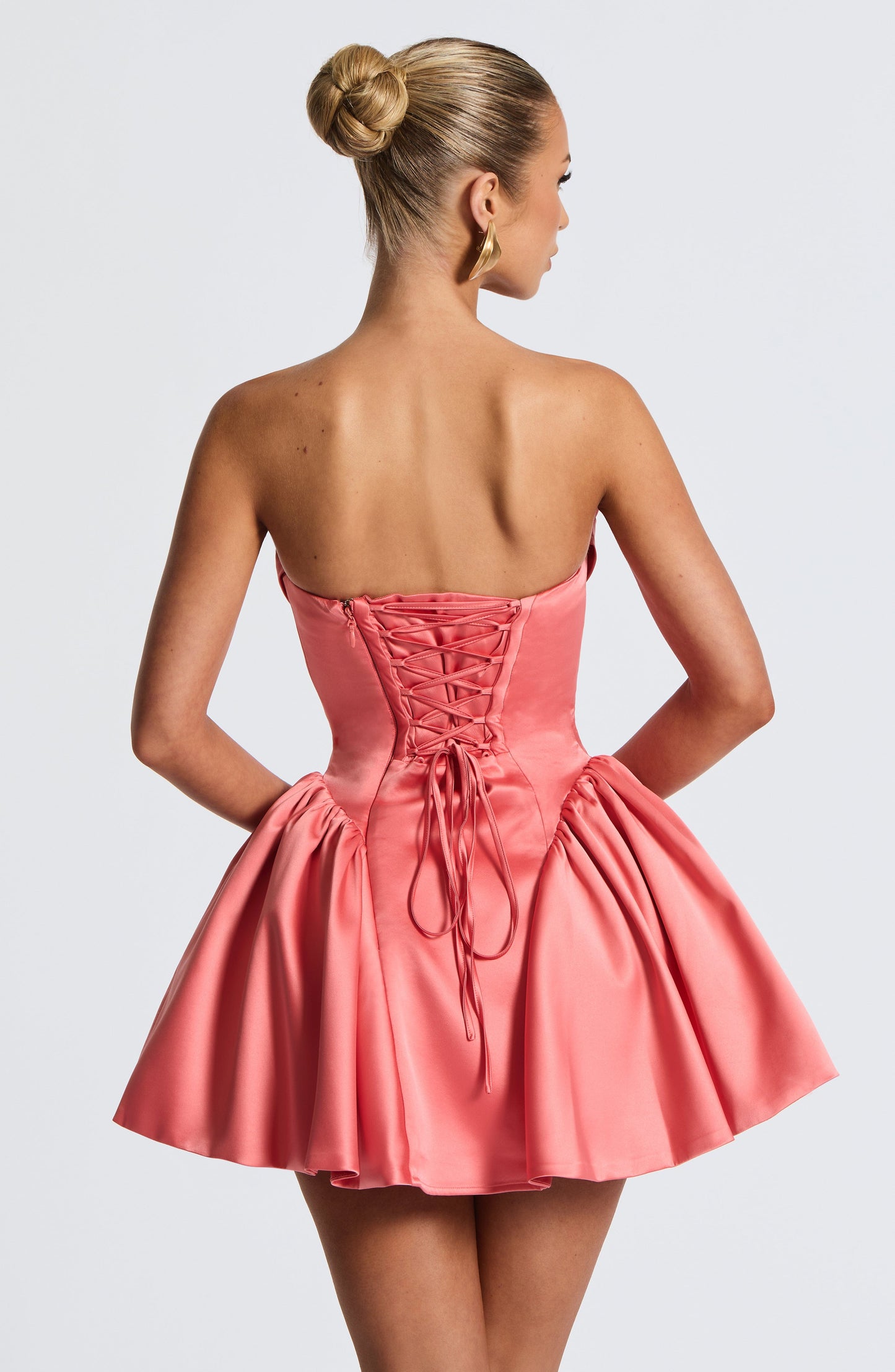 Vestido Mini Trinity - Rosa Coral