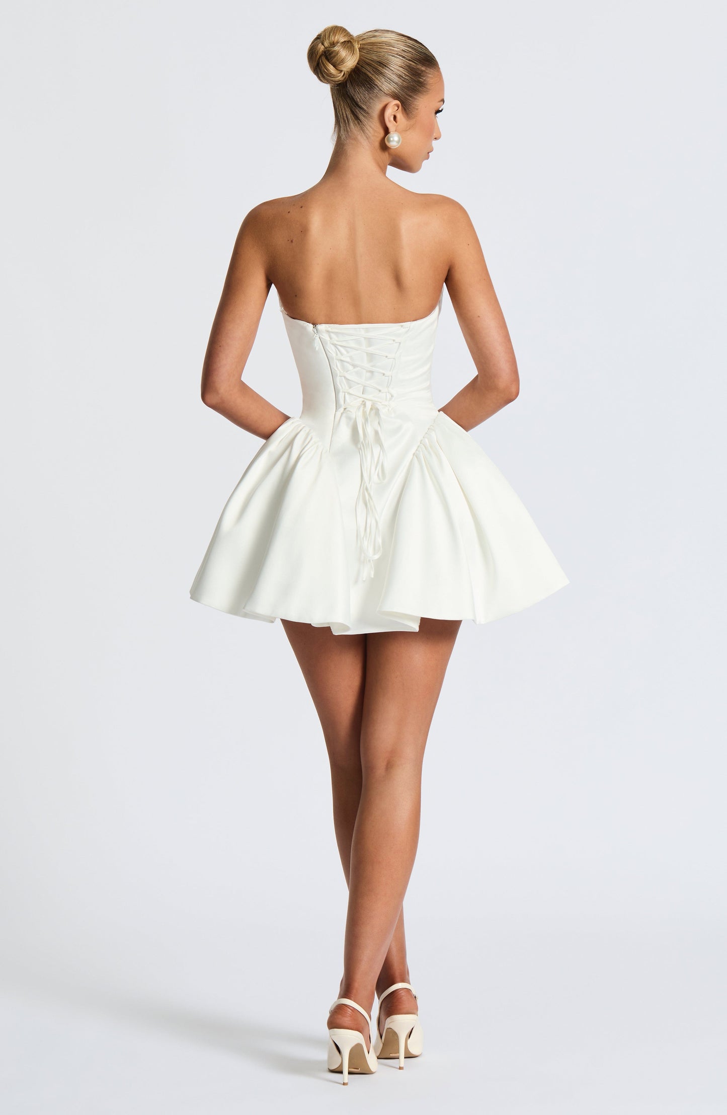 Vestido Mini Trinity - Marfil