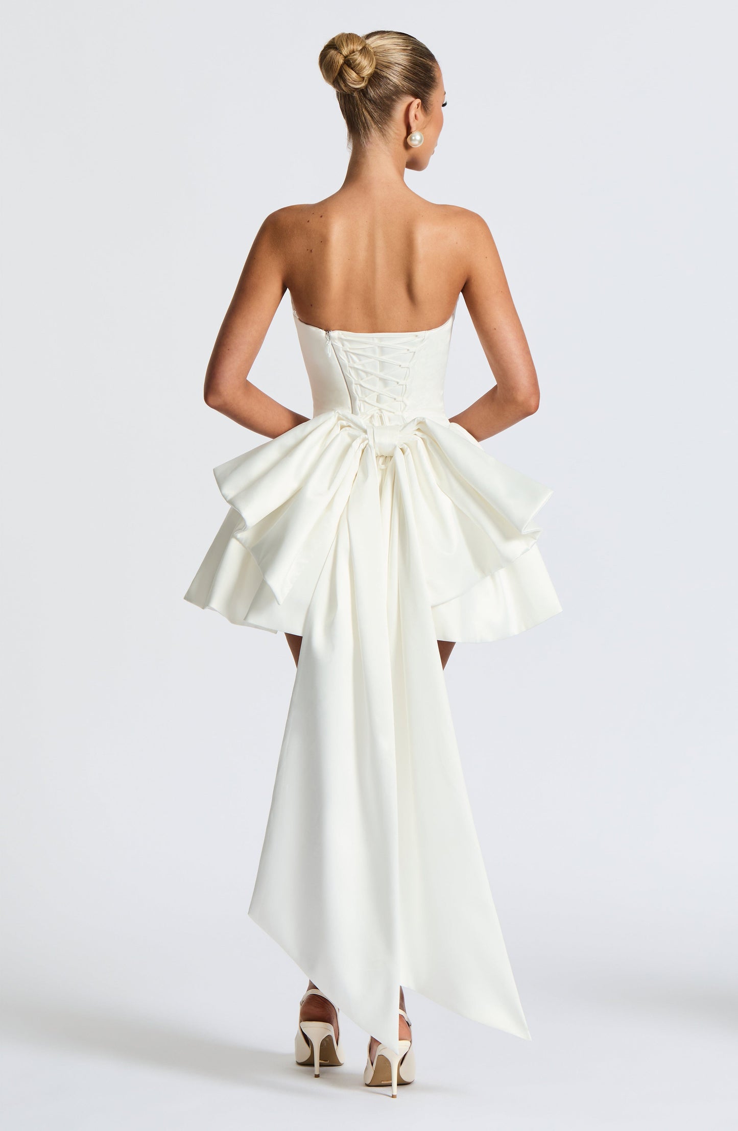 Vestido Mini Trinity - Marfil