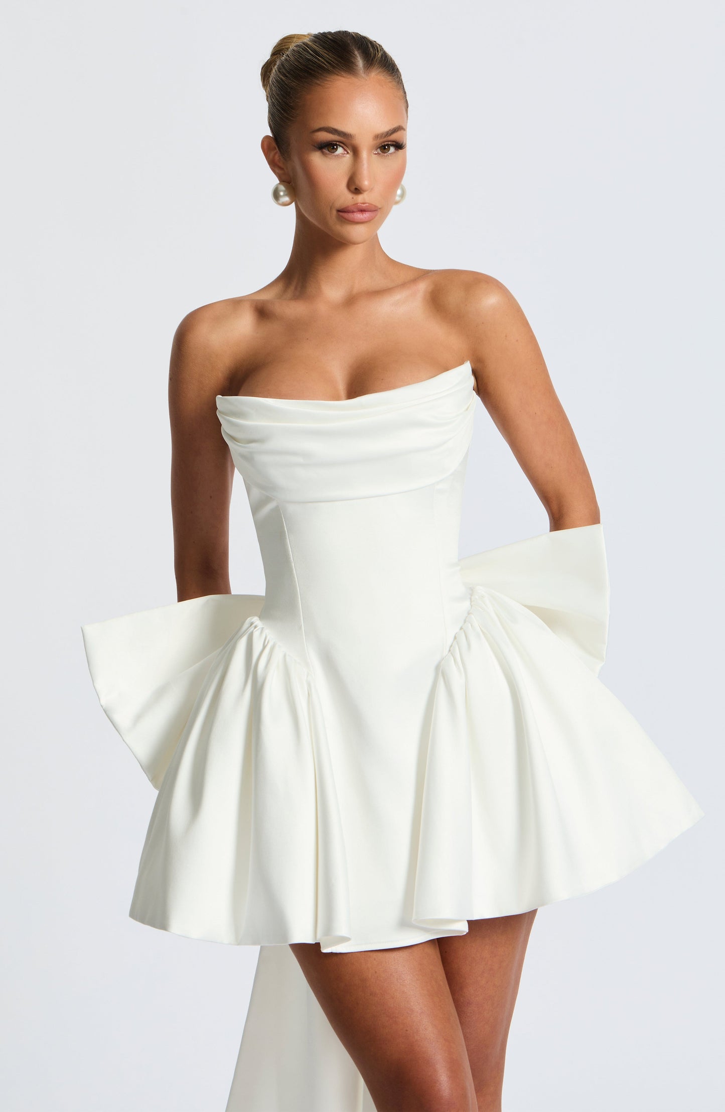 Vestido Mini Trinity - Marfil