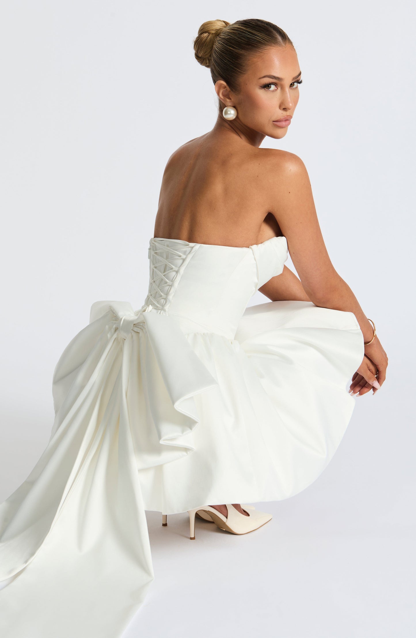 Vestido Mini Trinity - Marfil