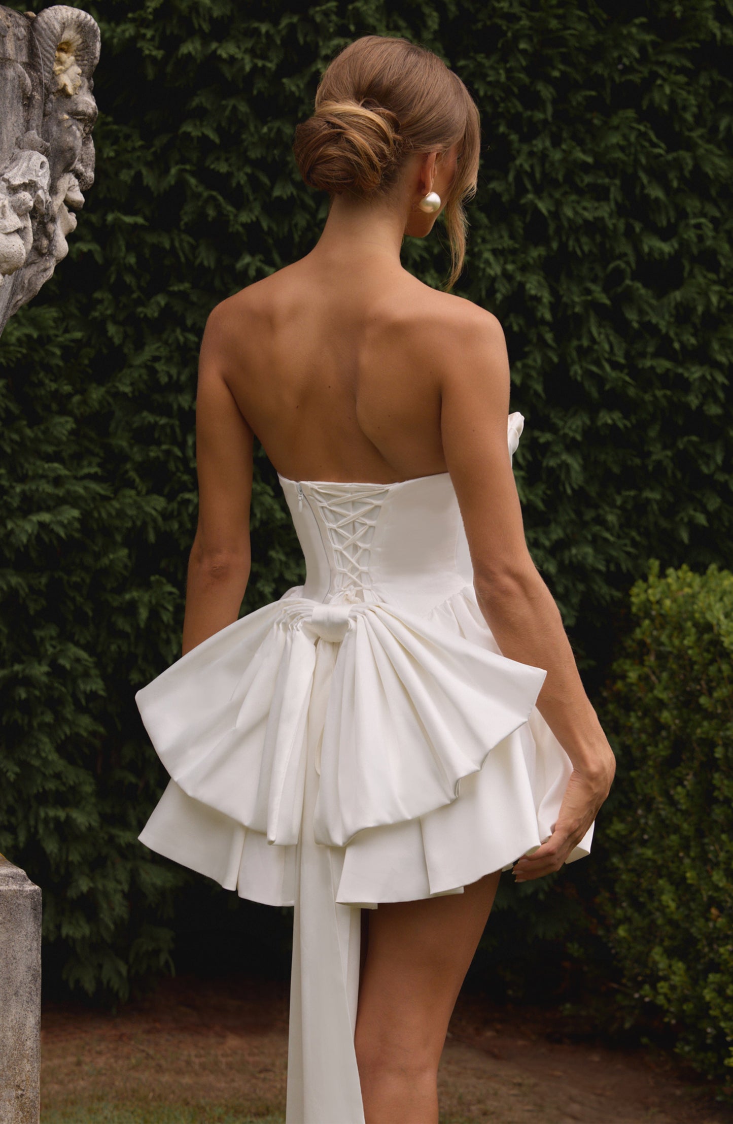 Vestido Mini Trinity - Marfil