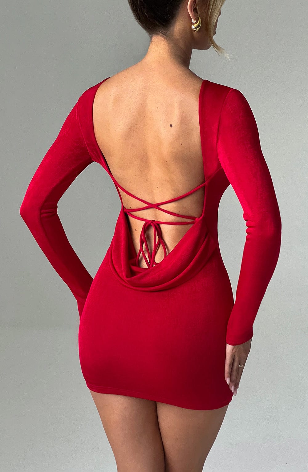 Un vestido corto - Rojo