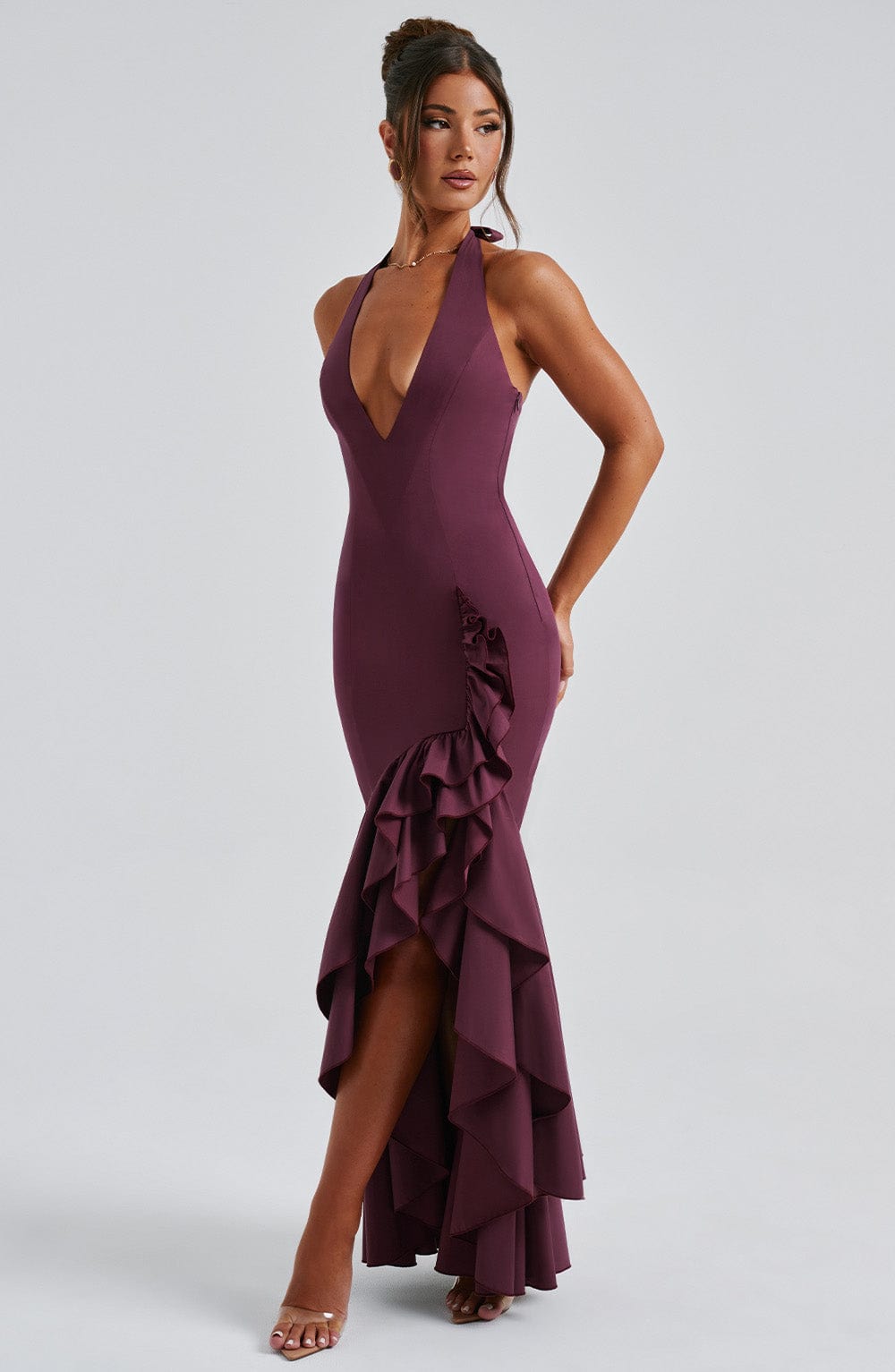 Vestido Maxi Veronique - Laca de Cereza