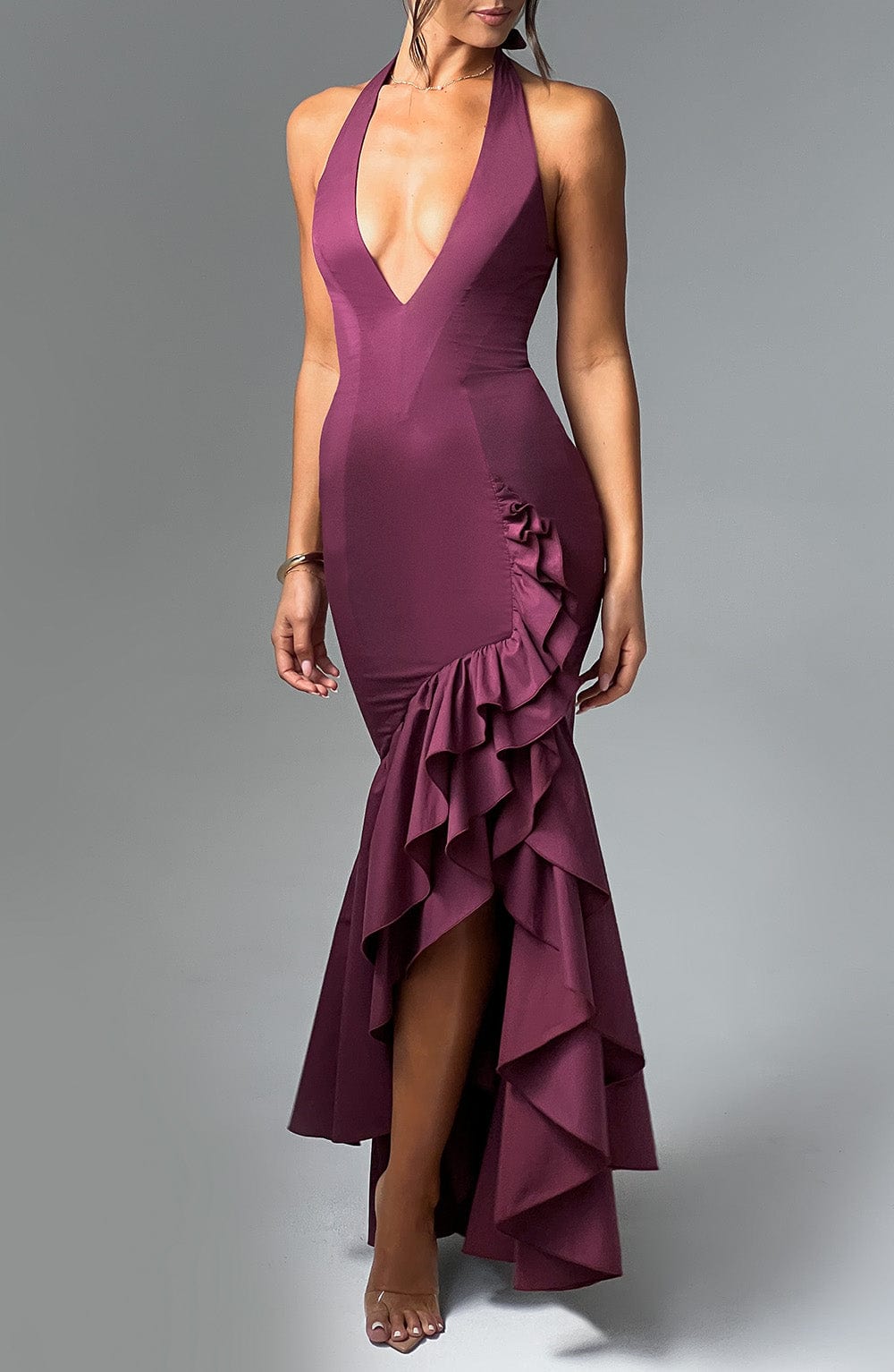 Vestido Maxi Veronique - Laca de Cereza