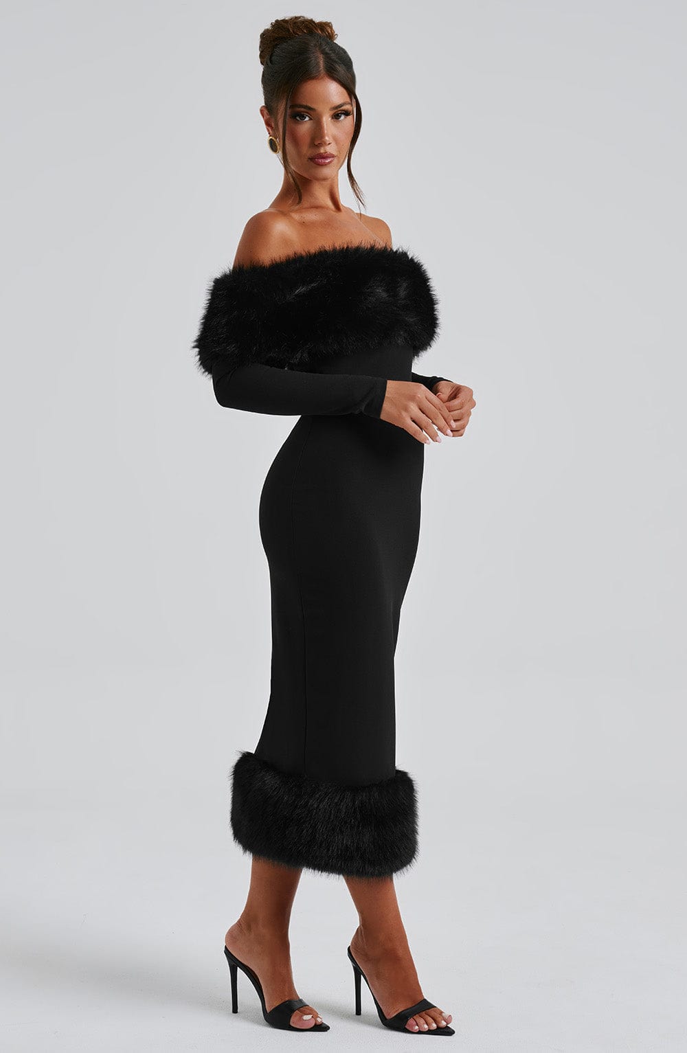 Vestido Midi Vittoria - Negro