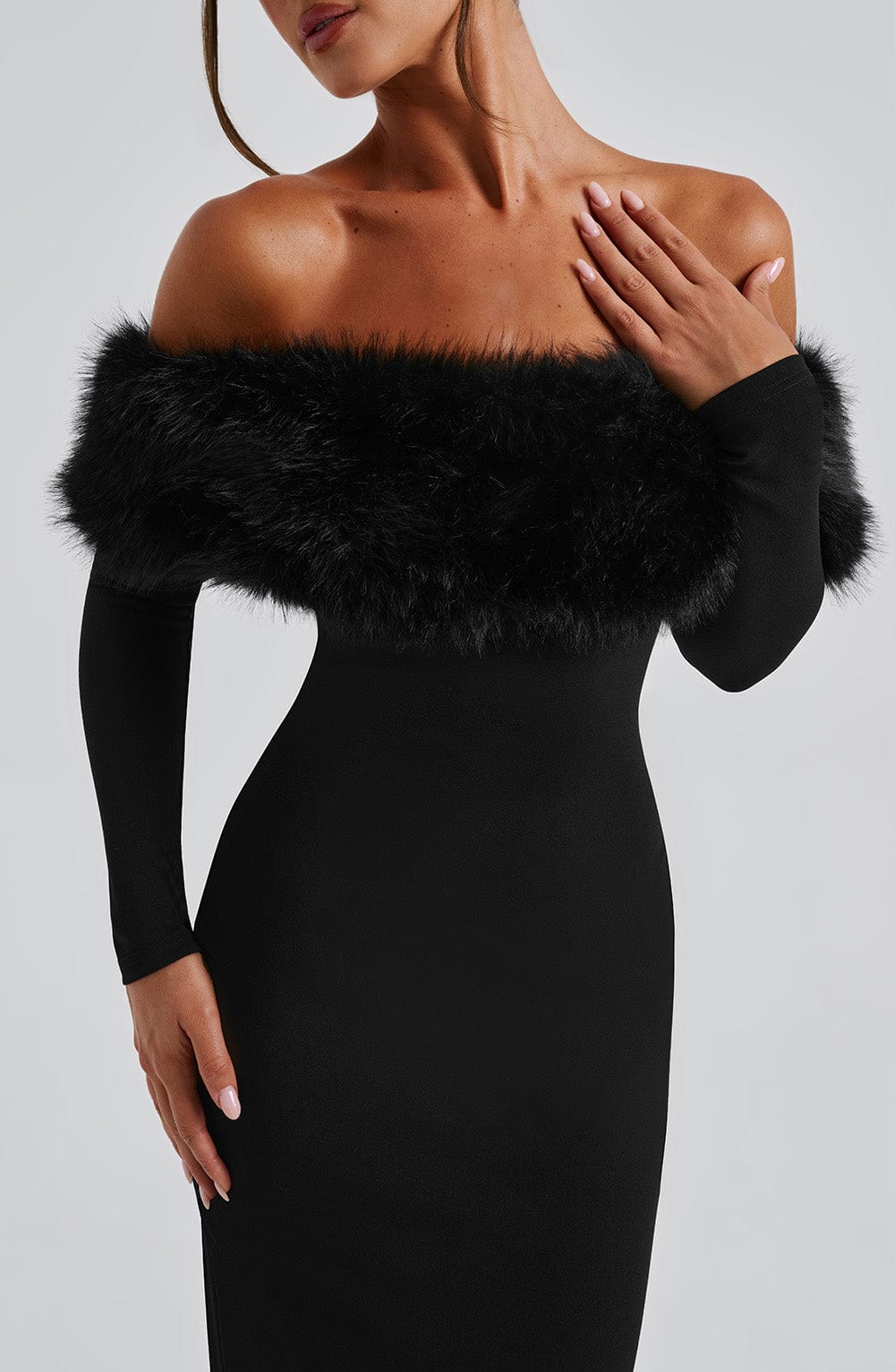 Vestido Midi Vittoria - Negro