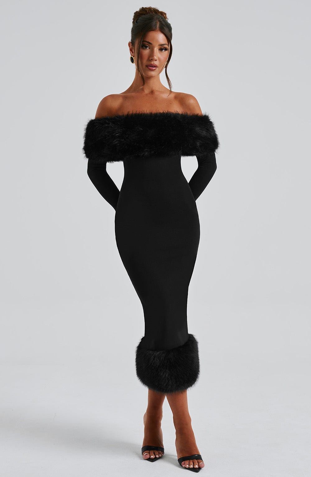 Vestido Midi Vittoria - Negro
