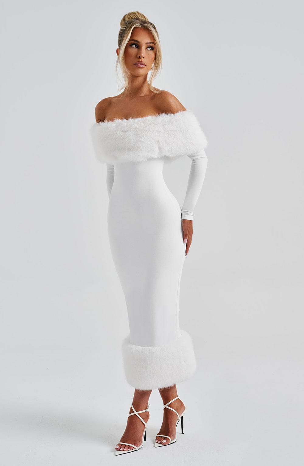 Vestido Midi Vittoria - Marfil