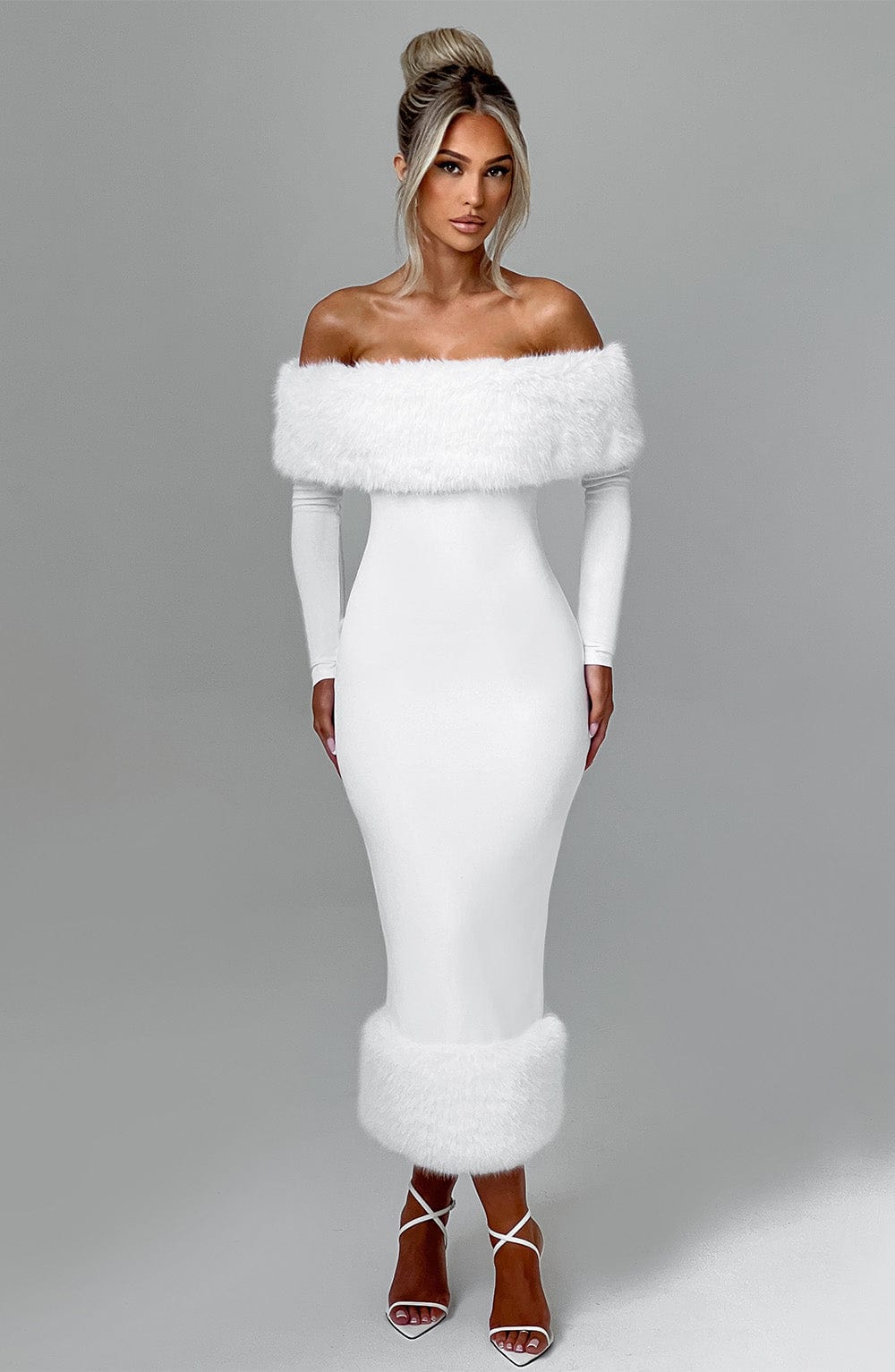 Vestido Midi Vittoria - Marfil