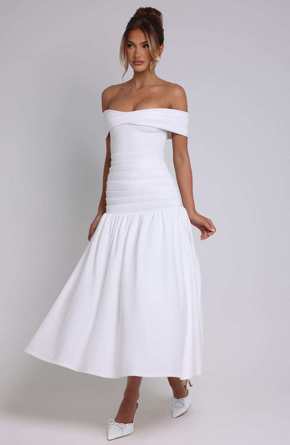 Vestido Midaxi Wilhelmina - Marfil