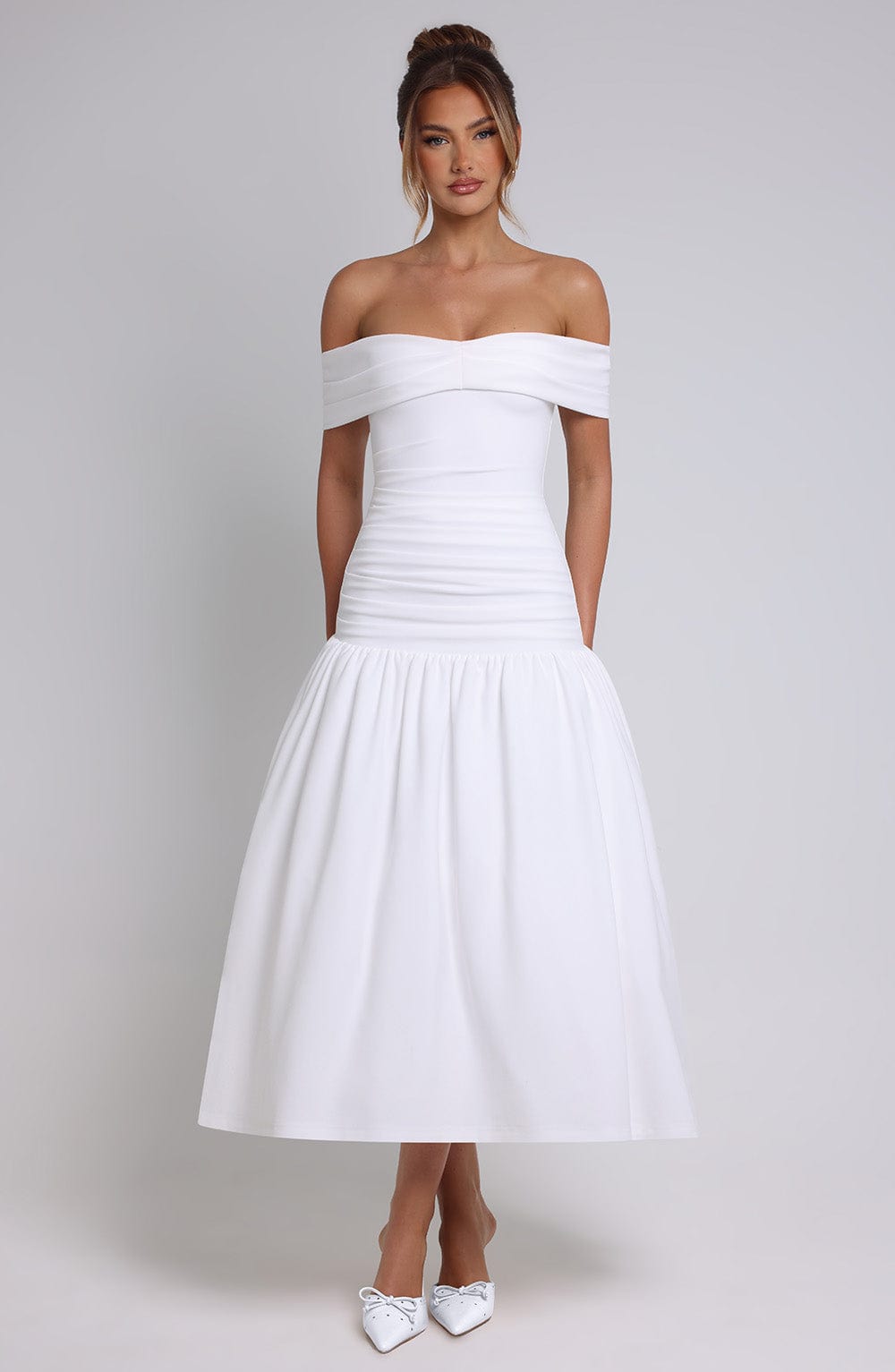Vestido Midaxi Wilhelmina - Marfil