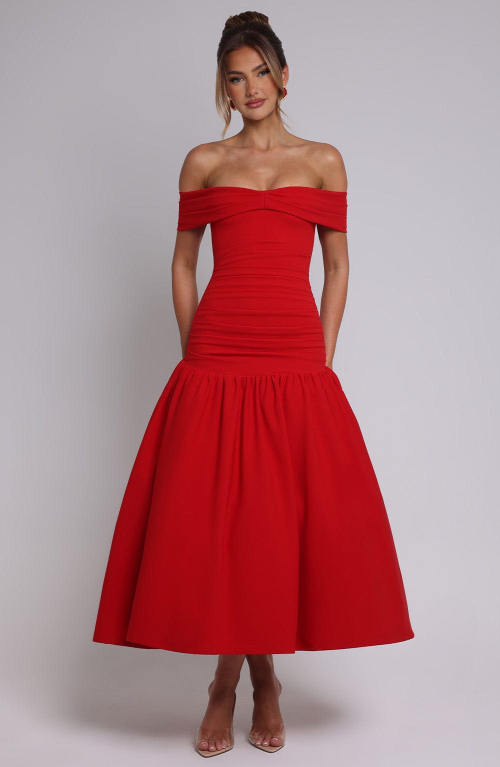 Vestido Midaxi Wilhelmina - Rojo