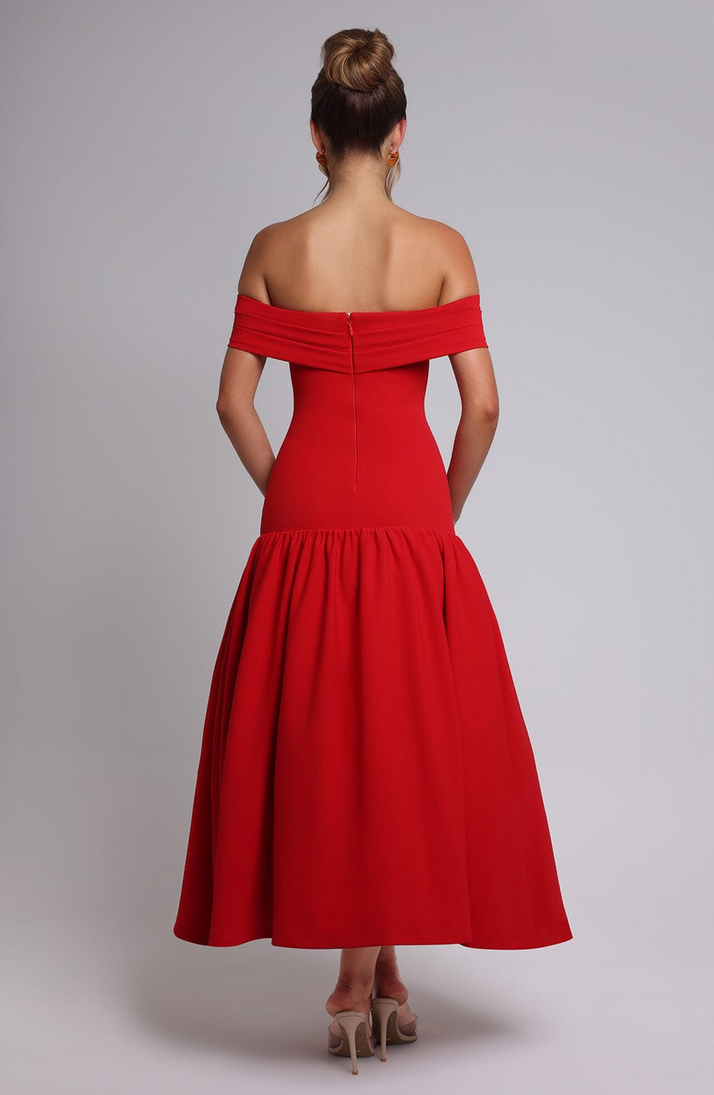 Vestido Midaxi Wilhelmina - Rojo