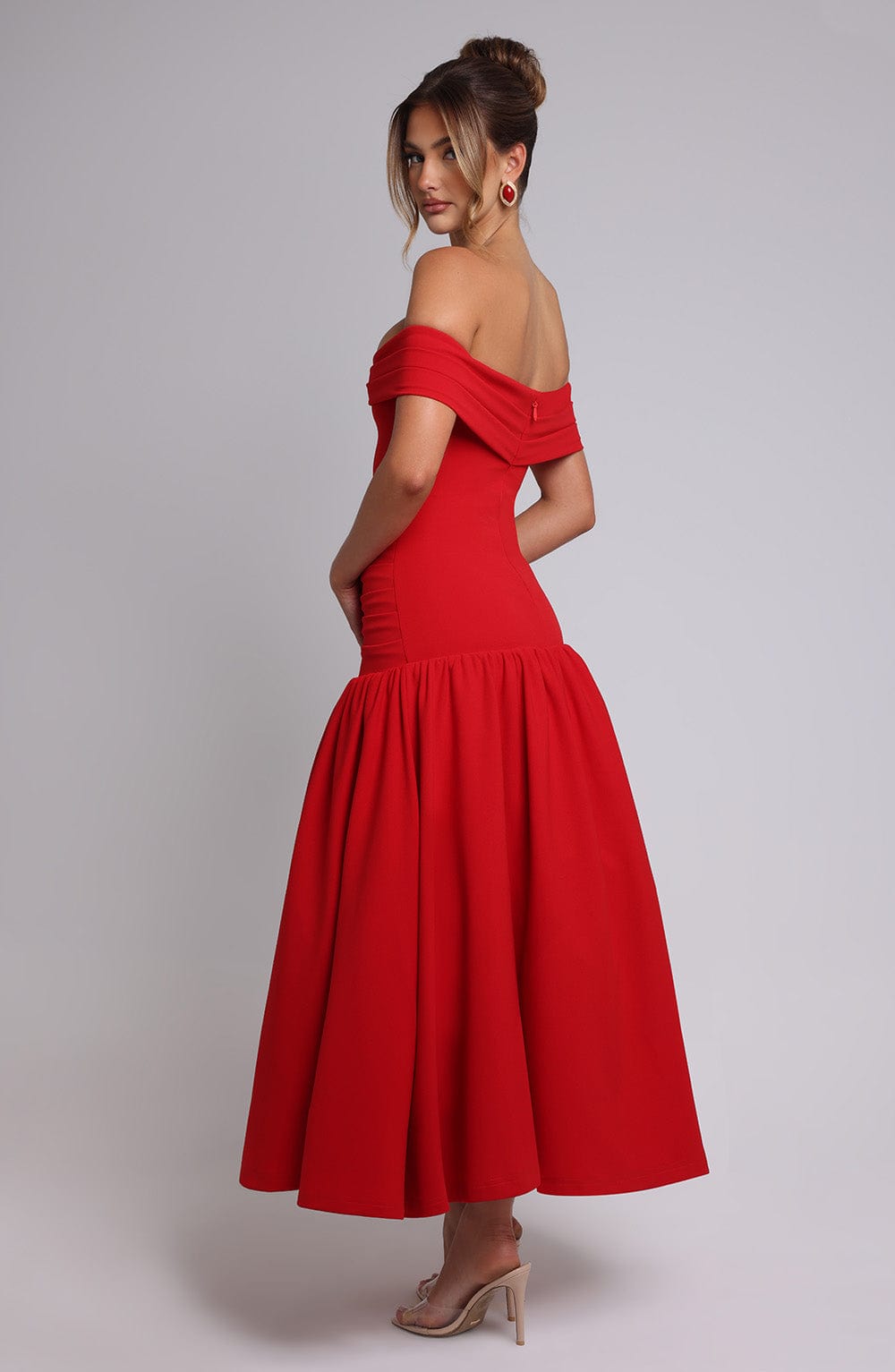 Vestido Midaxi Wilhelmina - Rojo