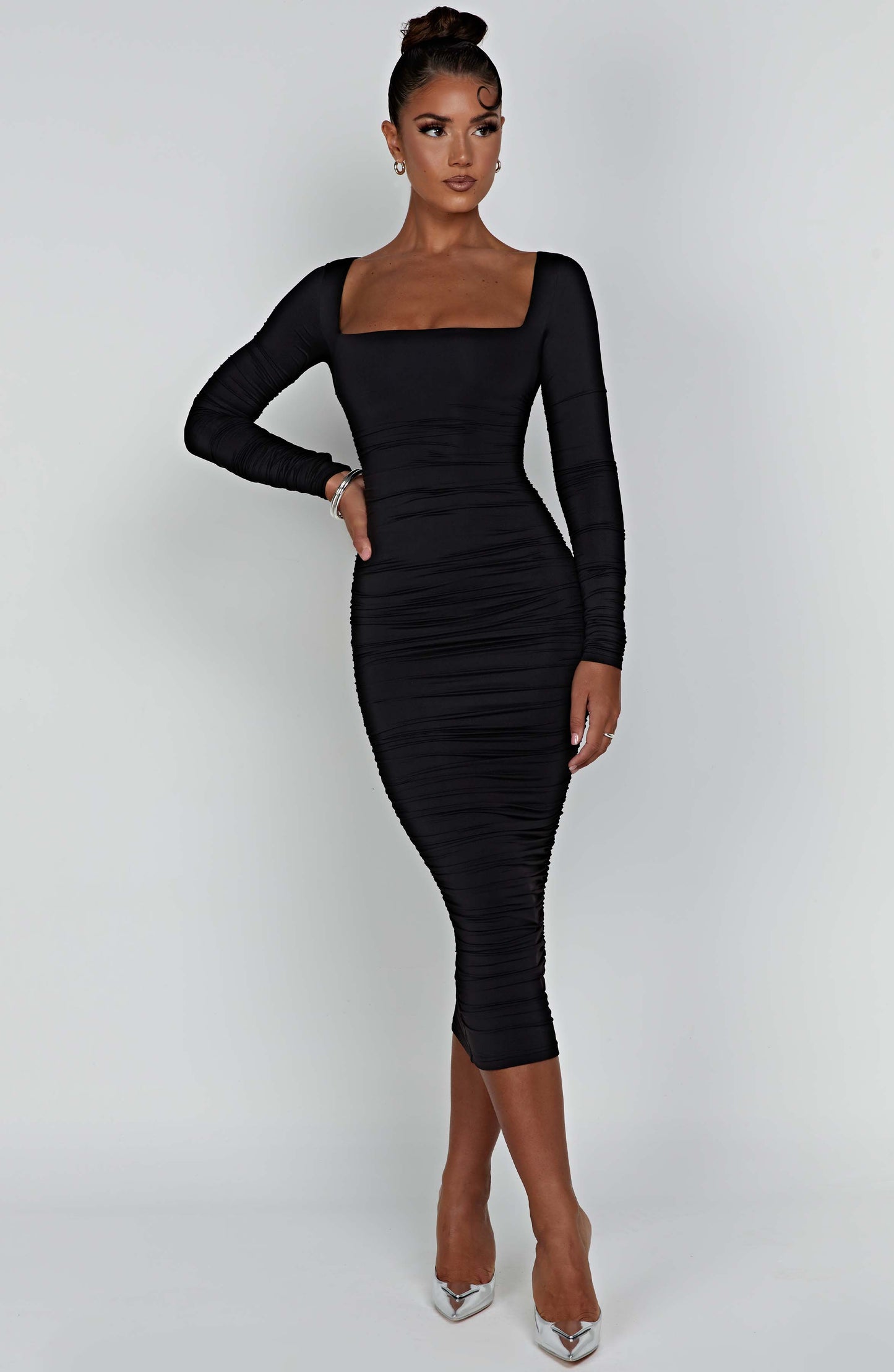 Vestido Maxi Wren - Negro
