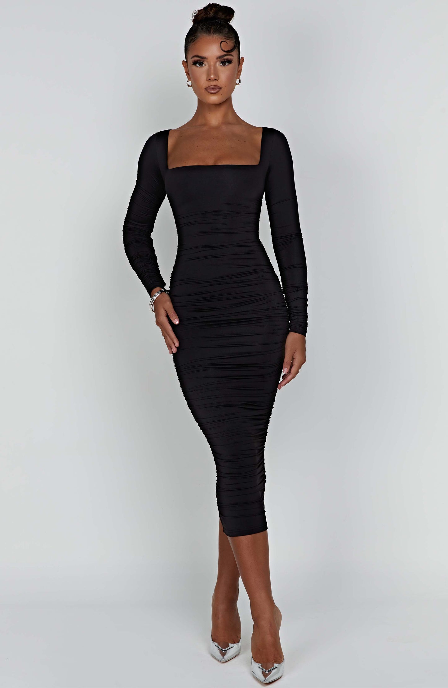 Vestido Maxi Wren - Negro