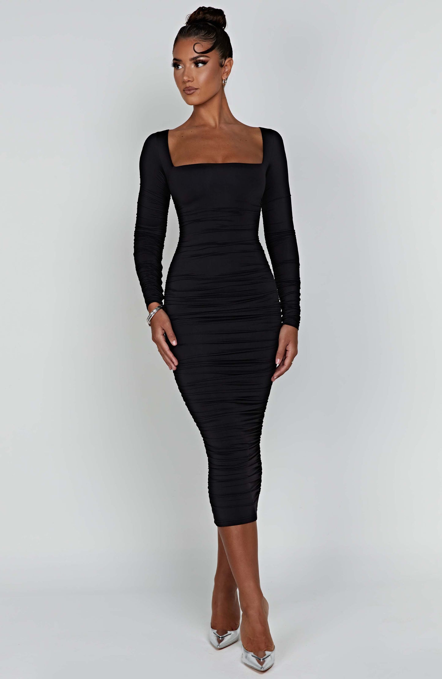 Vestido Maxi Wren - Negro