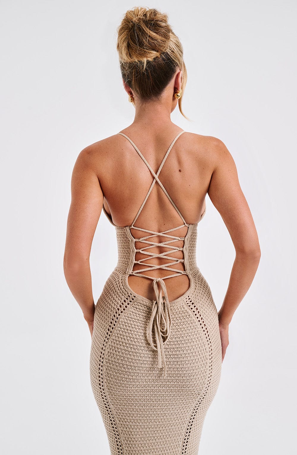 Vestido Maxi Xanthe - Beigef