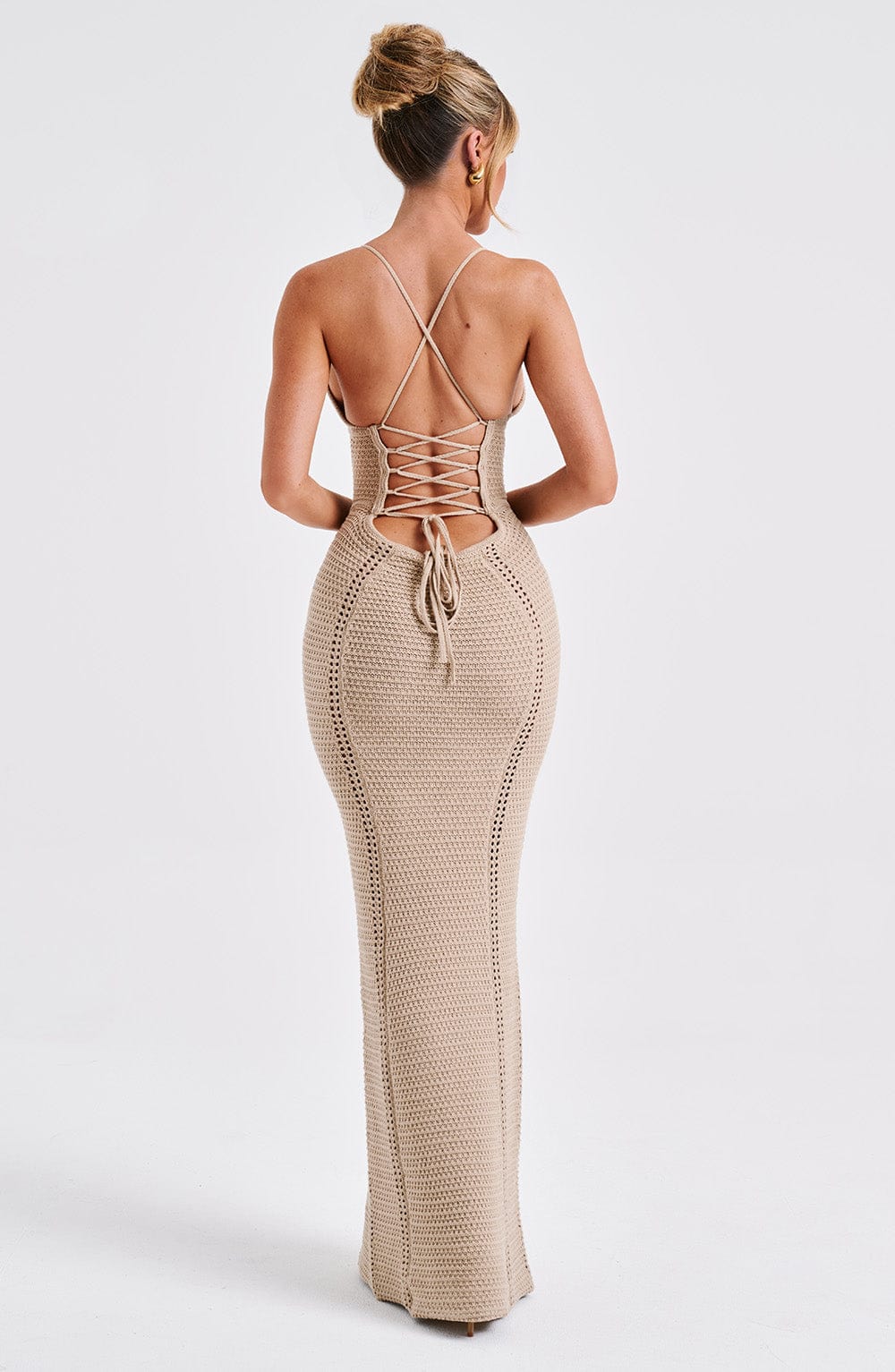 Vestido Maxi Xanthe - Beigef