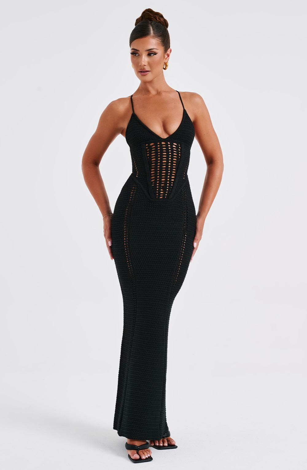 Vestido Maxi Xanthe - Negro