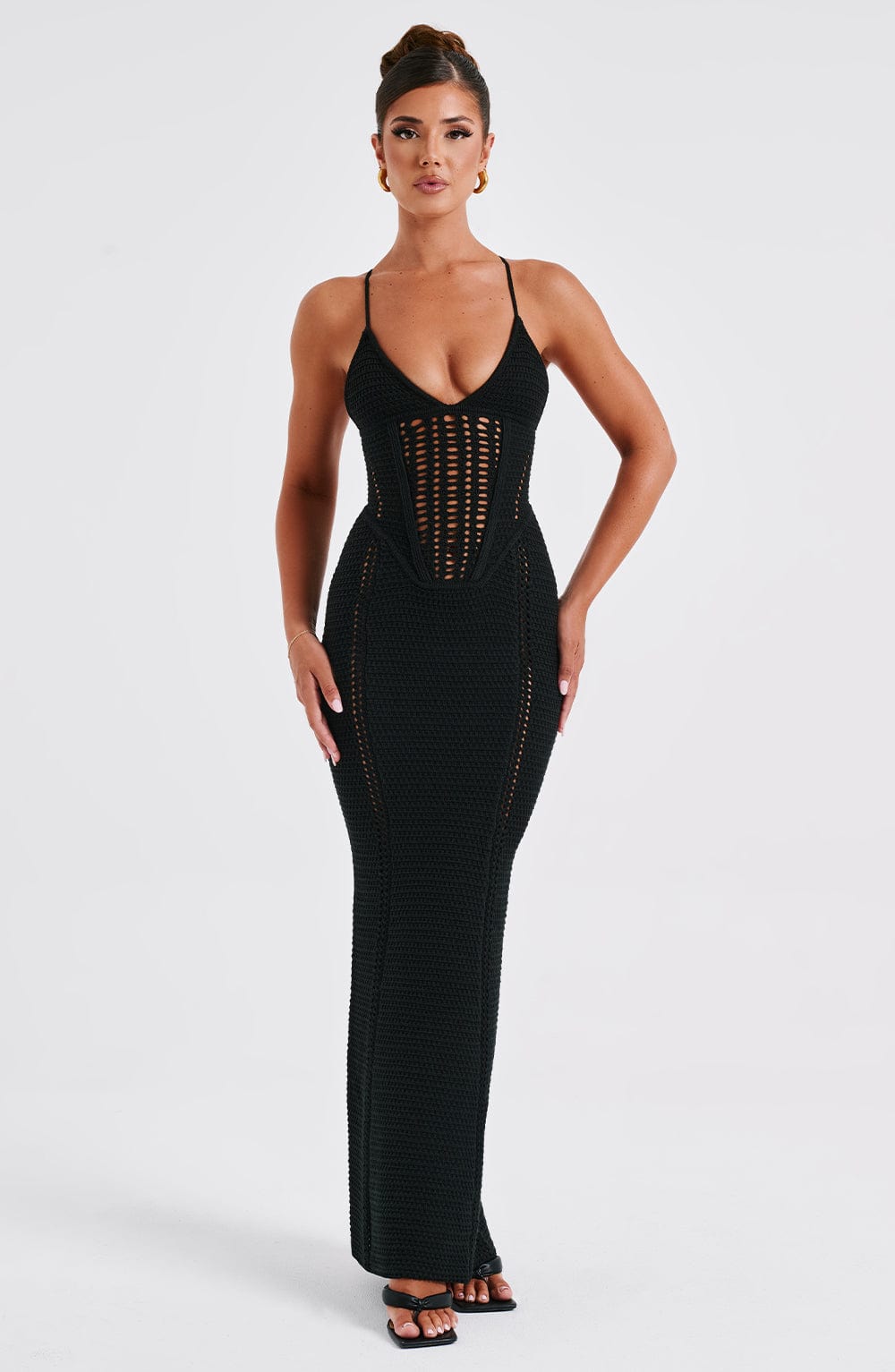 Vestido Maxi Xanthe - Negro