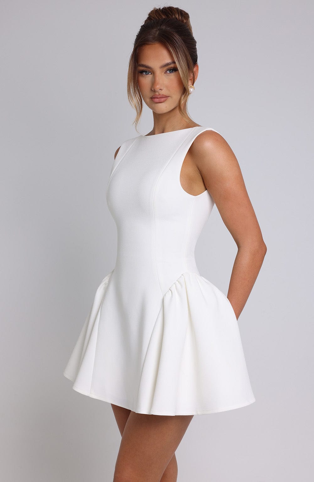 Vestido Mini Yalina - Marfil