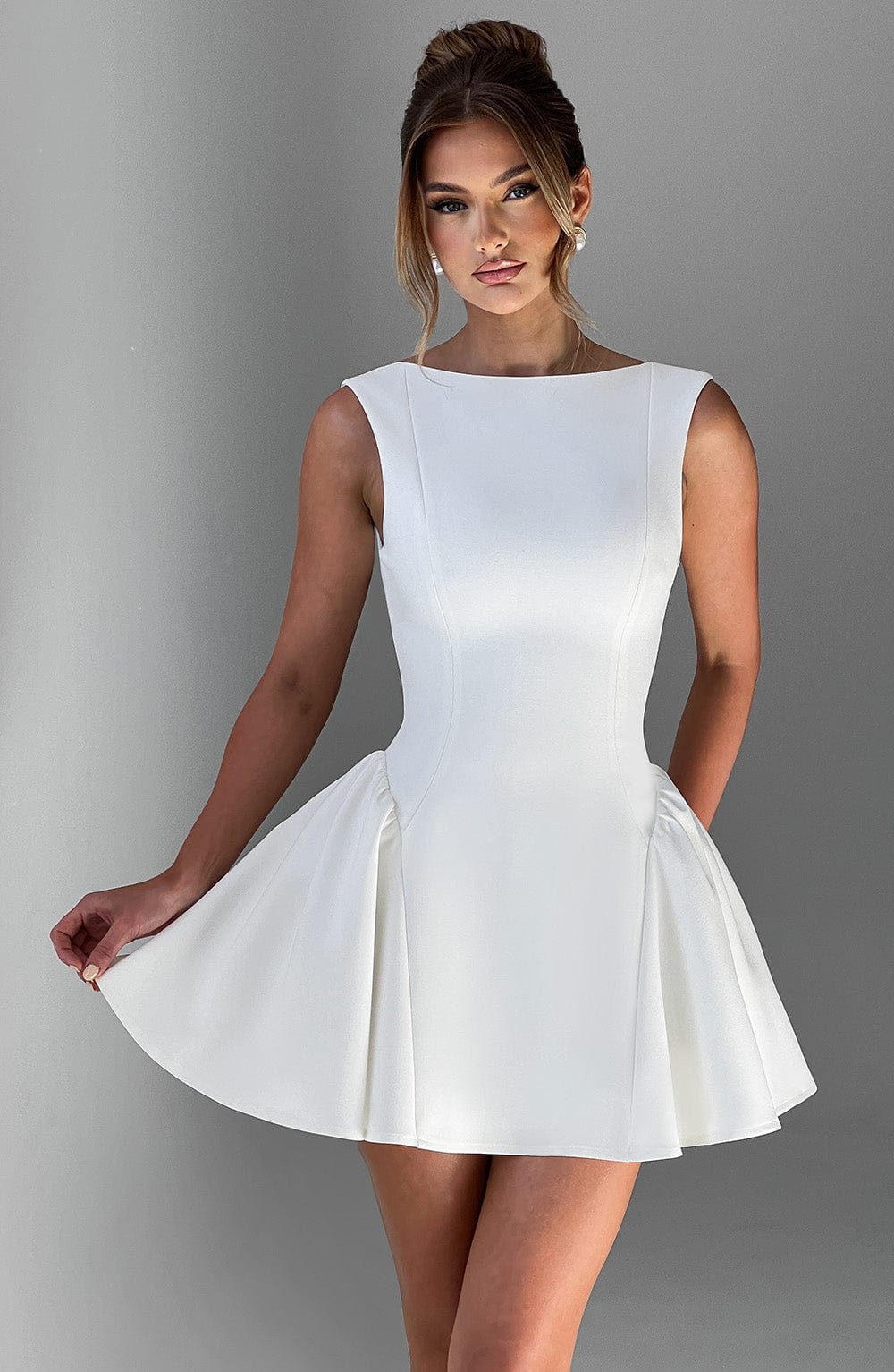 Vestido Mini Yalina - Marfil