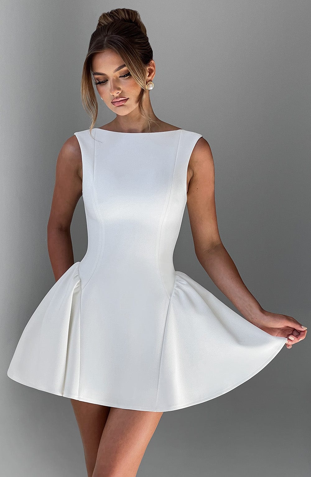 Vestido Mini Yalina - Marfil