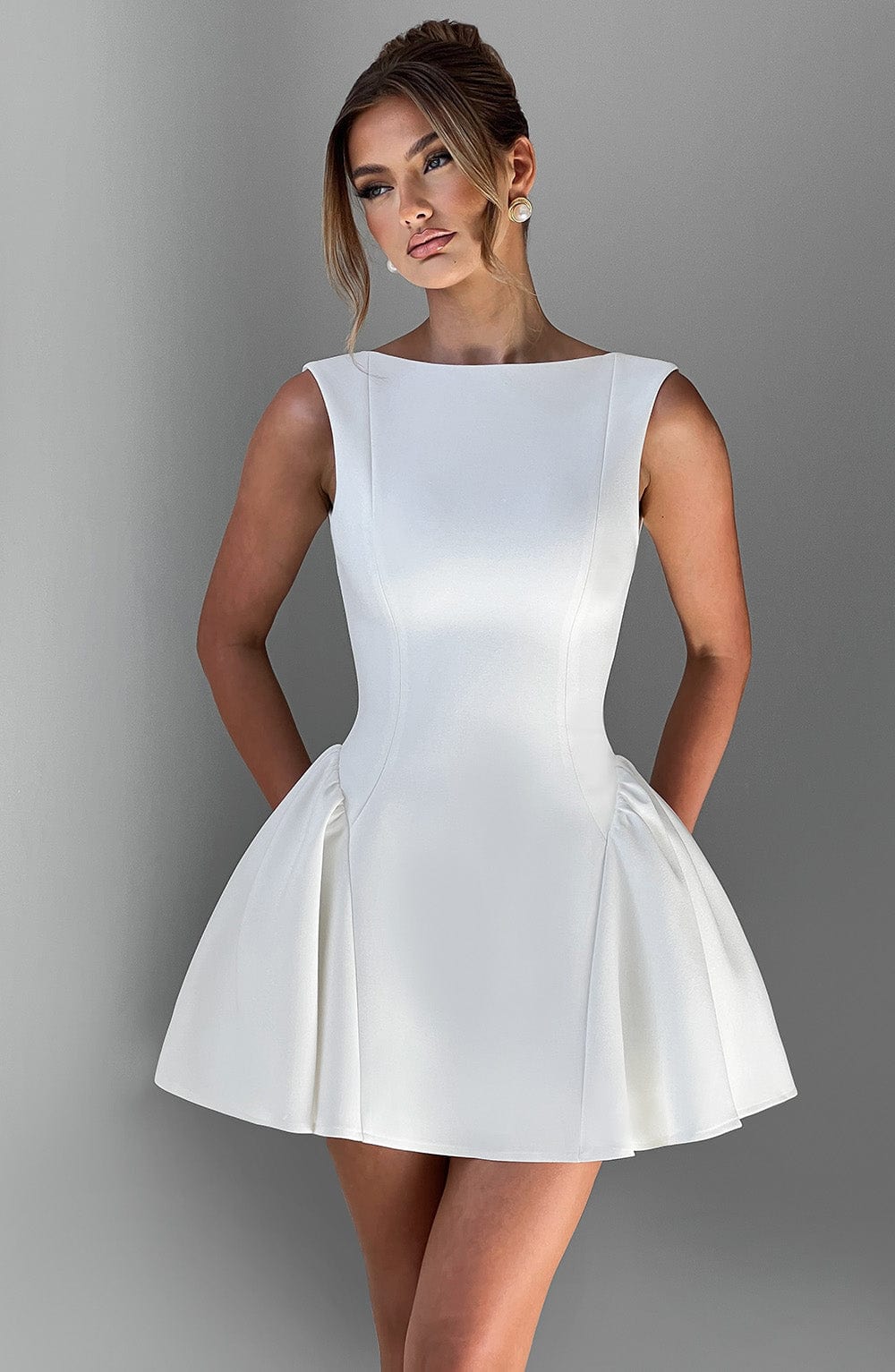 Vestido Mini Yalina - Marfil