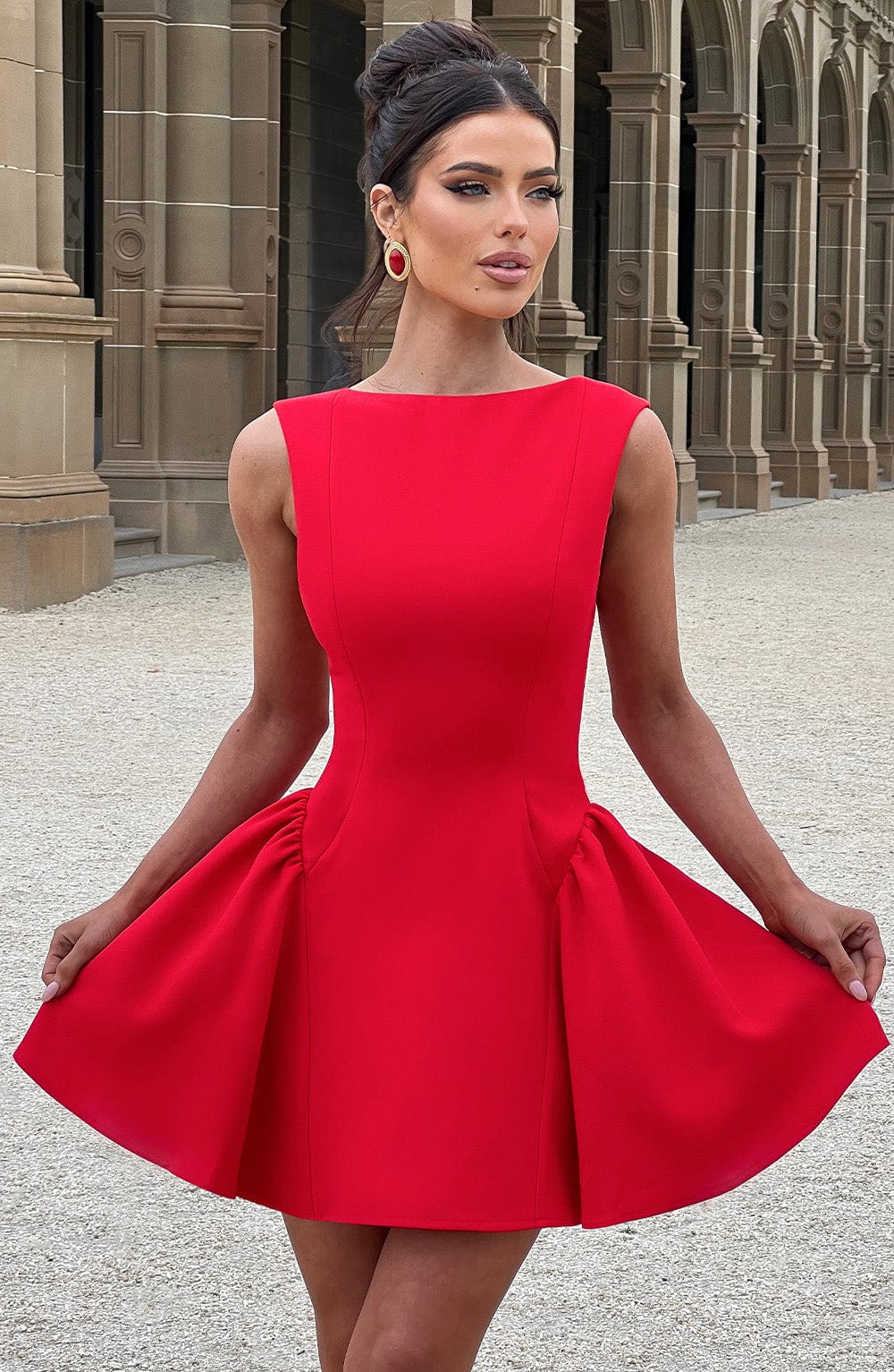 Vestido Mini Yalina - Rojo