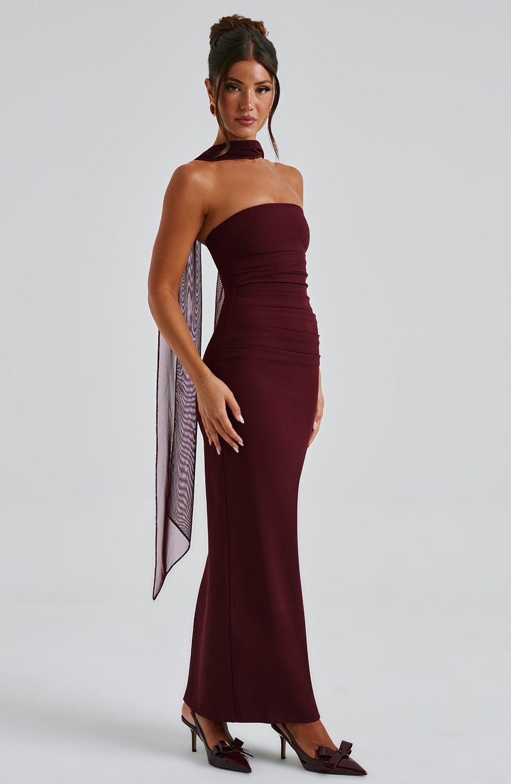 Vestido Maxi Yulia - Laca Cereza