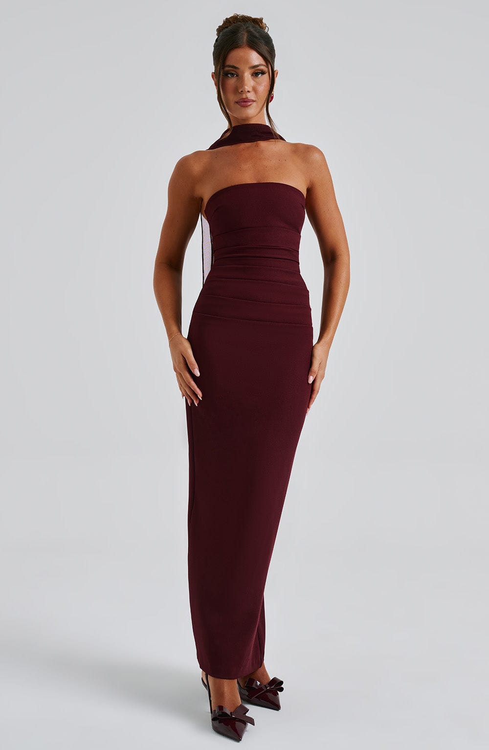 Vestido Maxi Yulia - Laca Cereza