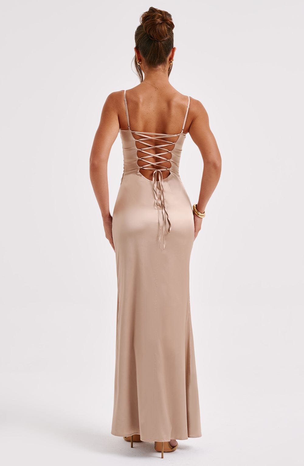 Vestido Maxi Zola - Champagne