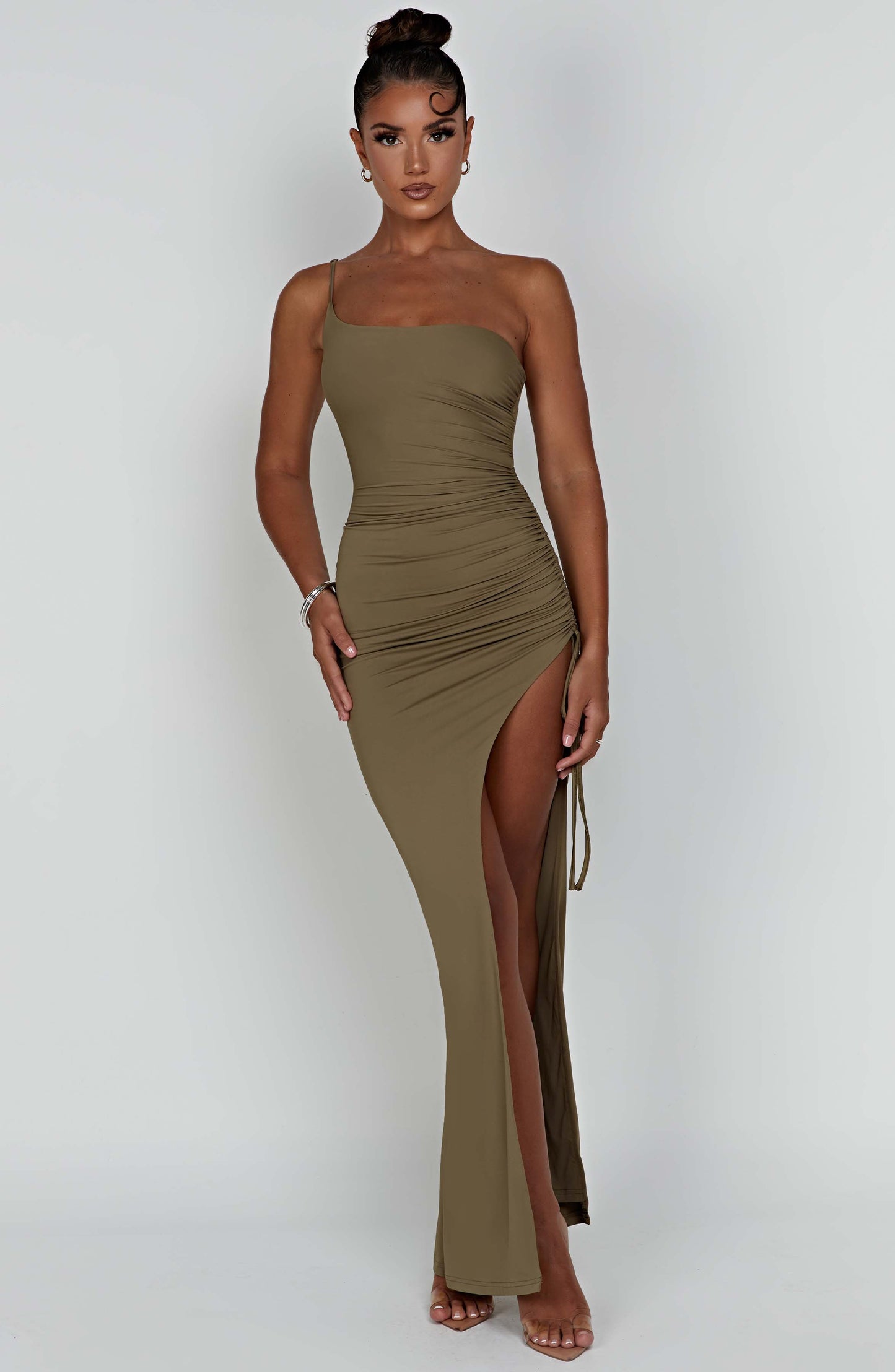 Vestido Maxi Zuri - Caqui