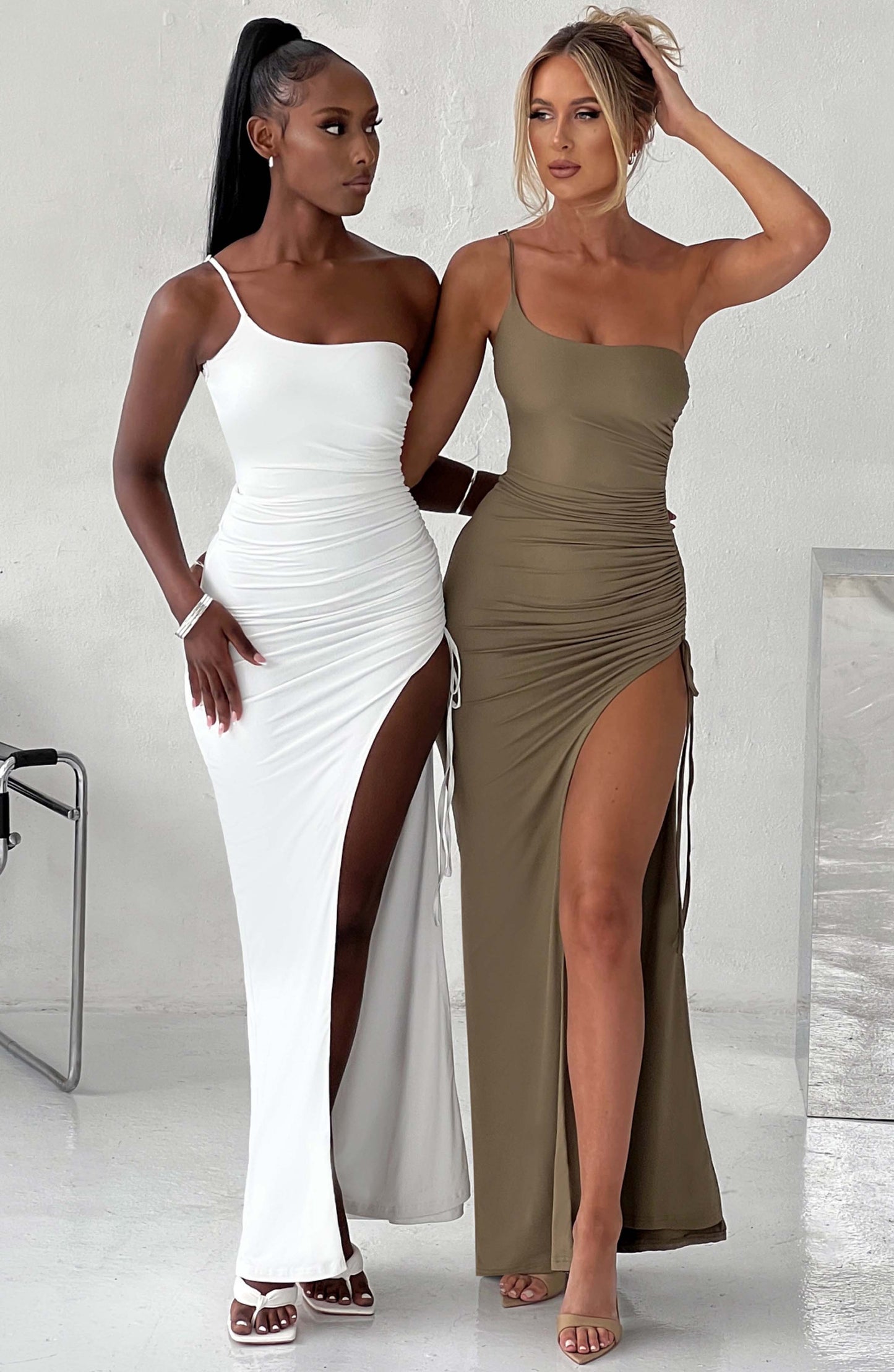 Vestido Maxi Zuri - Caqui
