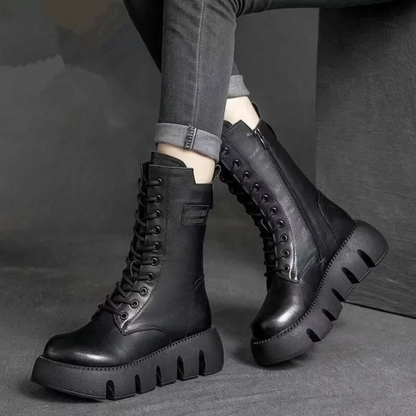Orthopedic Leather Boots - Olivia