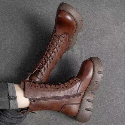 Orthopedic Leather Boots - Olivia