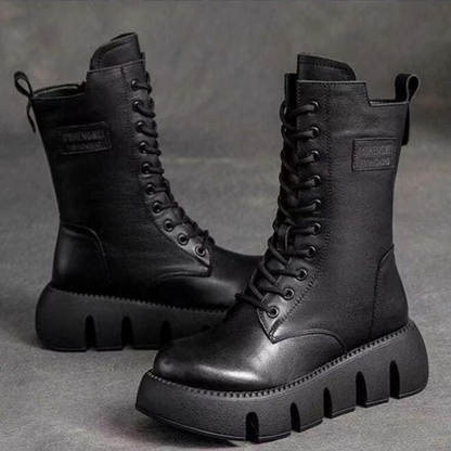 Orthopedic Leather Boots - Olivia