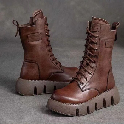 Orthopedic Leather Boots - Olivia