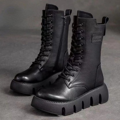 Orthopedic Leather Boots - Olivia