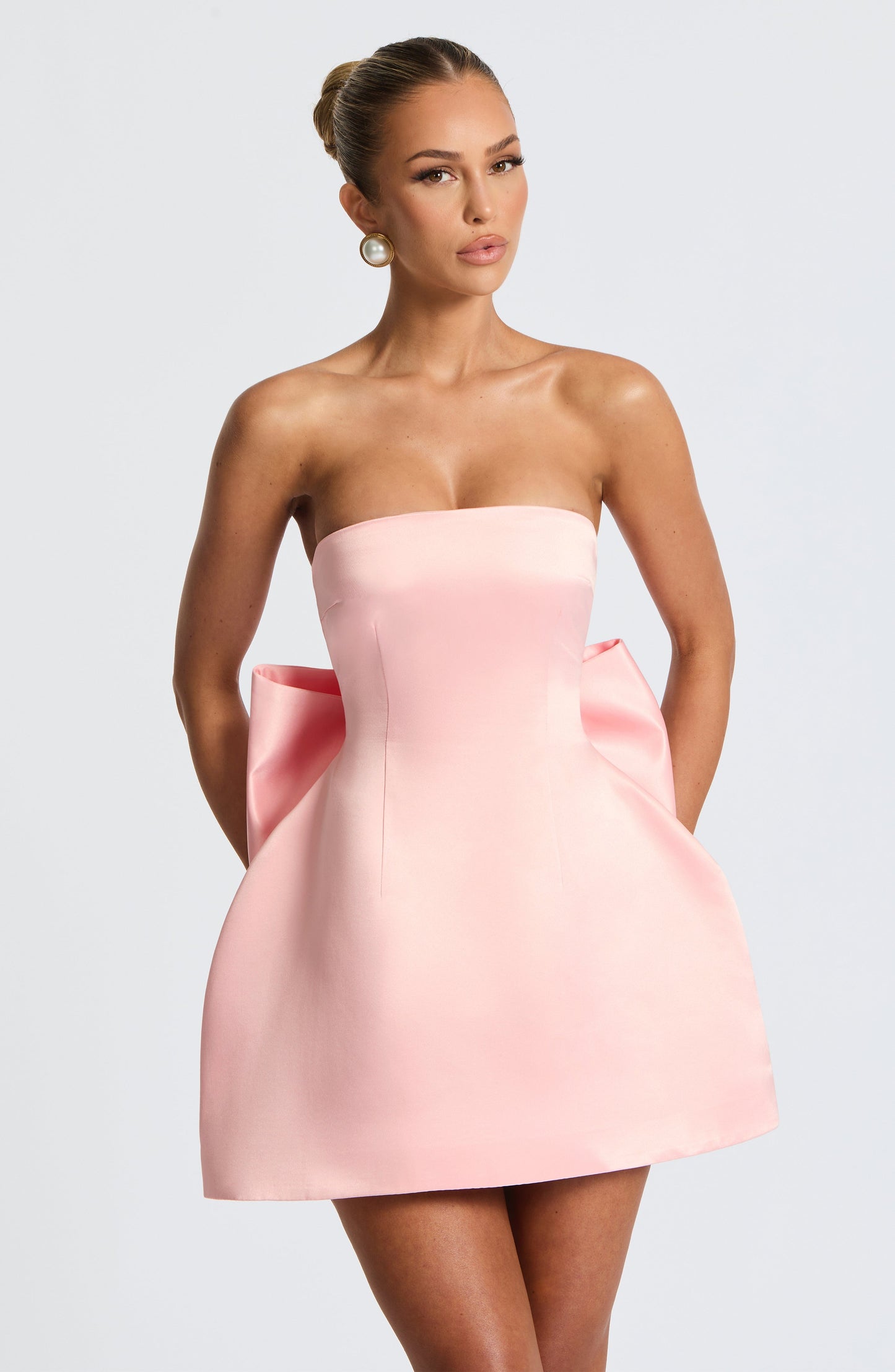 Vestido Mini Abbey - Rosa Empolvado