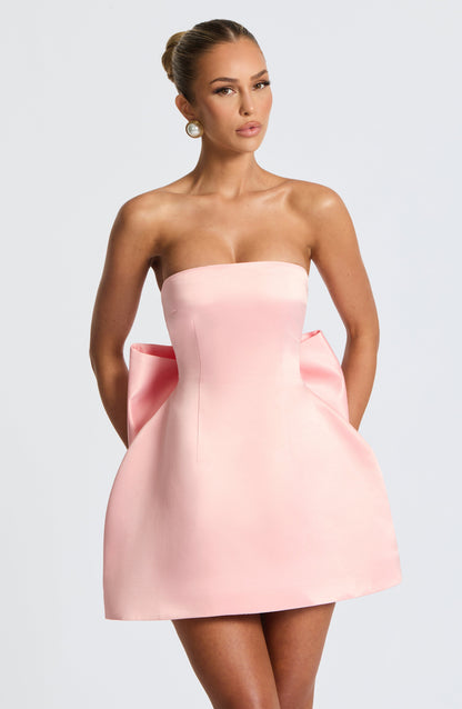 Vestido Mini Abbey - Rosa Empolvado