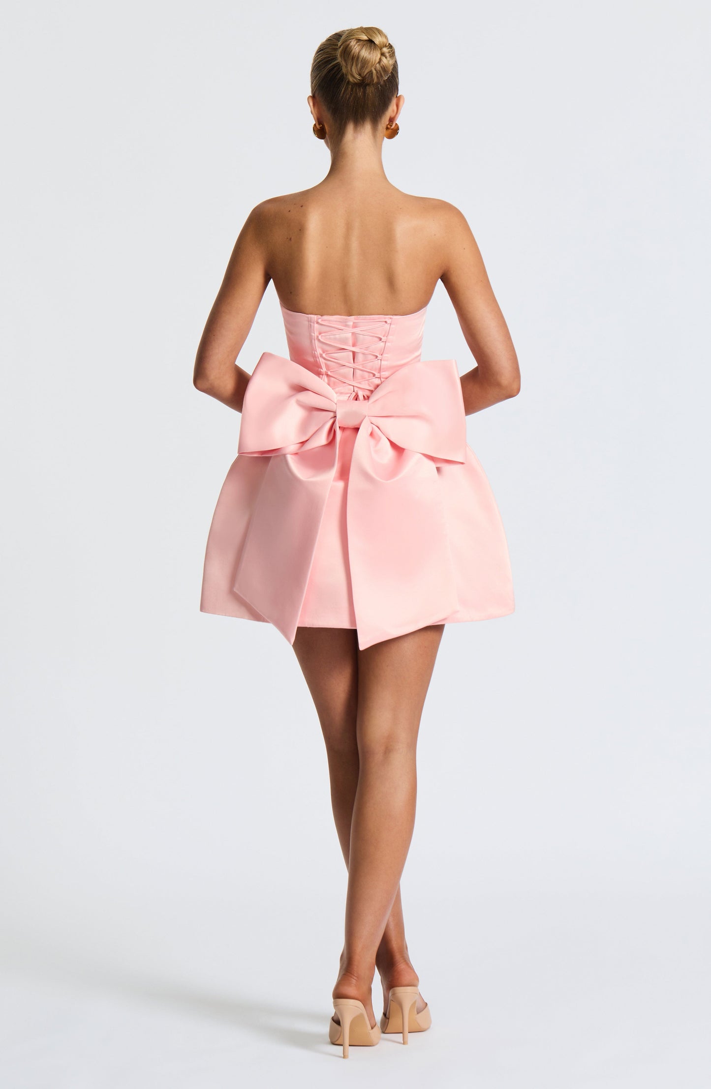 Vestido Mini Abbey - Rosa Empolvado
