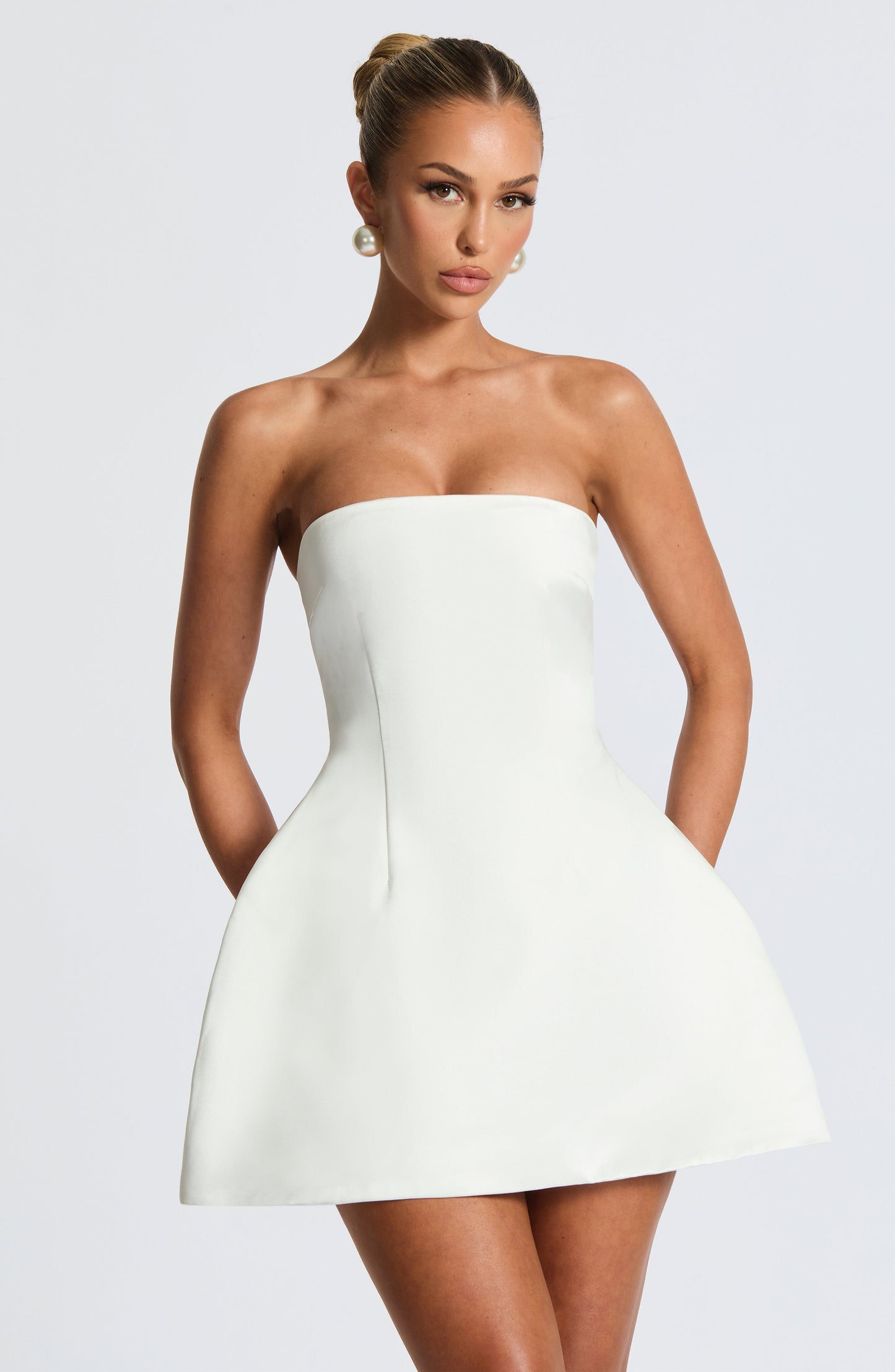 Vestido Mini Abbey - Marfil