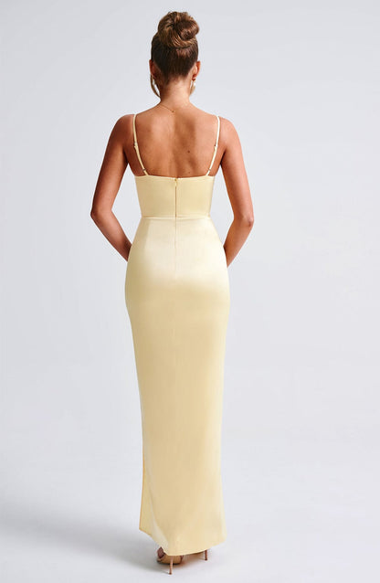 Vestido Maxi Alora - Limón