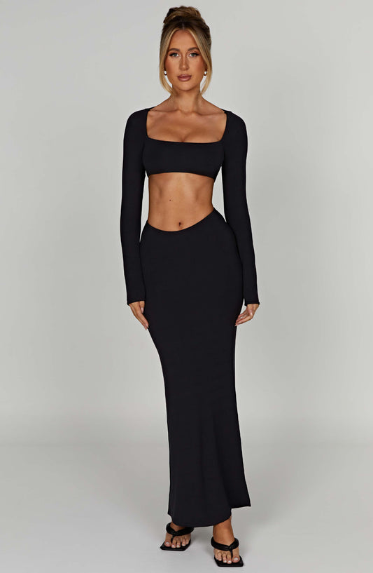 Vestido Maxi Amari - Negro