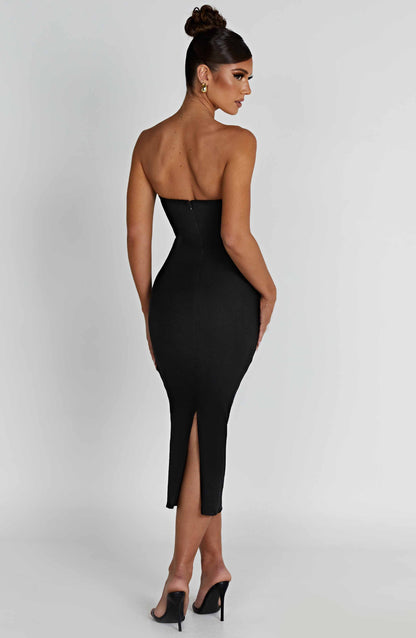 Vestido Midi Amore - Negro