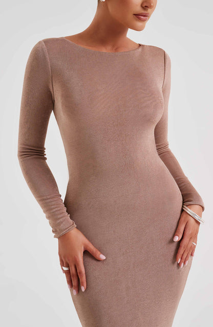 Vestido Maxi Anastassia - Chocolate